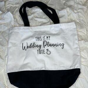 “This is my Wedding Planning tote” Gently Used Aesthetic Tote Bag